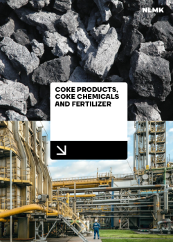 Coke products, coke chemicals and fertilizer. Product catalogue.
